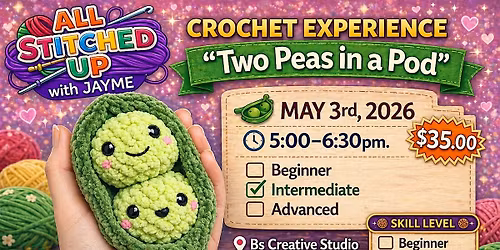 Crochet Class PEAS IN A POD