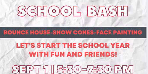 Back-to-School Community Bash