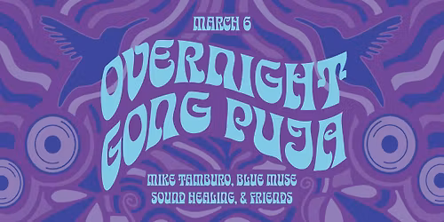 Overnight Gong Puja! All night~ Sound Bath Experience~