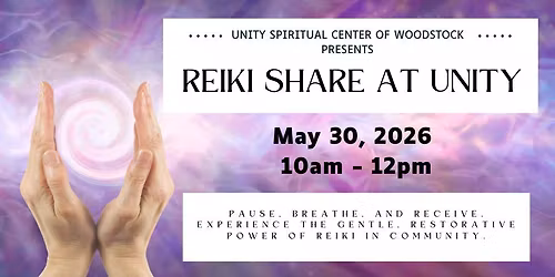 Reiki Share at Unity