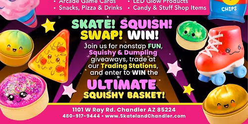 \ud83c\udf08\u2728 Squishapalooza Giveaway Skate! \u2728\ud83c\udf08