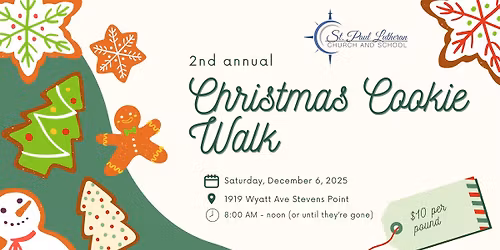 Cookie Walk Fundraiser at St. Paul Lutheran