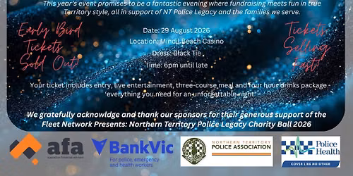 Fleet Network presents: NT Police Legacy Charity Ball