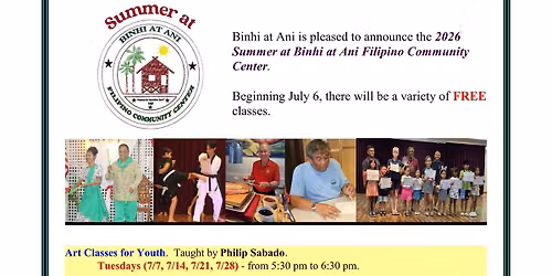 Summer at Binhi at Ani Filipino Community Center