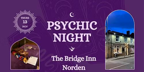 121 Psychic Readings at The Bridge Inn Rochdale
