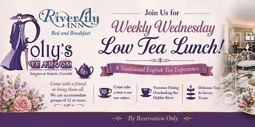 Wednesday Low Tea Lunch Weekly