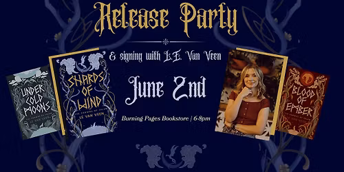 Signing and Meet & Greet Event with L.E. Van Veen | RELEASE PARTY