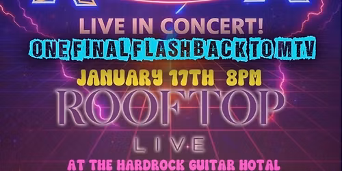 Rubixx MTV end of an era at Rooftop Live