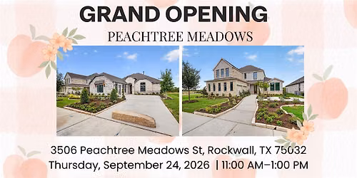Peachtree Meadows Community Grand Opening
