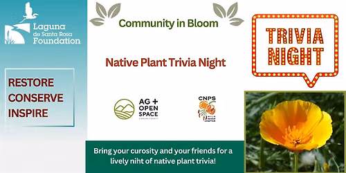 Community in Bloom: Native Plant Trivia Night