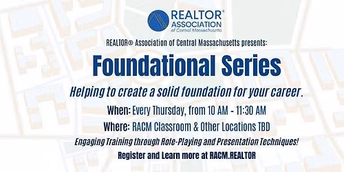 Foundational Series: Sessions 10: Deal Breakers