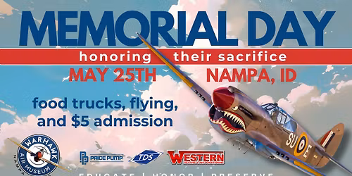 Memorial Day Flyovers & $5 Admission