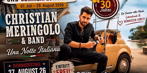 CHRISTIAN MERINGOLO & Band\/ Una Notte Italiana\/ SWB Sommerfestival\/ Last Edition