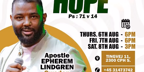 2nd Anniversary Celebration Prophetic & Healing Encounter
