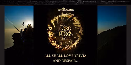 Themed Trivia: LORD OF THE RINGS