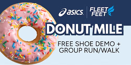 Donut Mile with ASICS and Fleet Feet