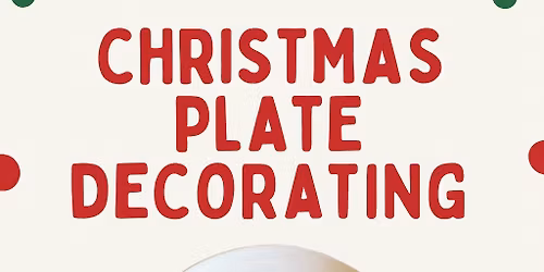 Christmas Plate Decorating