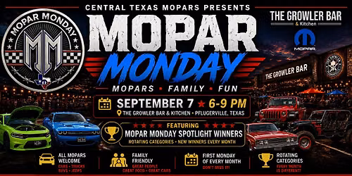 Mopar Monday | September 2026