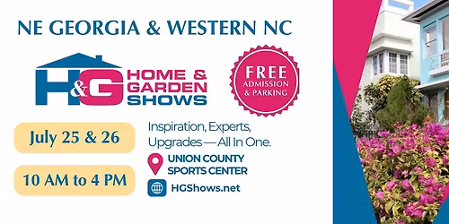NE Georgia & Western NC Home and Garden Show (Blairsville) - JULY 2026