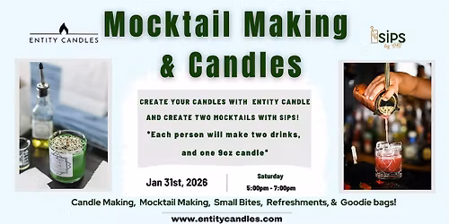 Mocktail Making and Candles!
