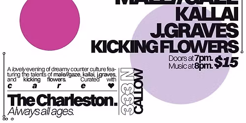 MALE\/\/GAZE - KALLAI - J. GRAVES - KICKING FLOWERS