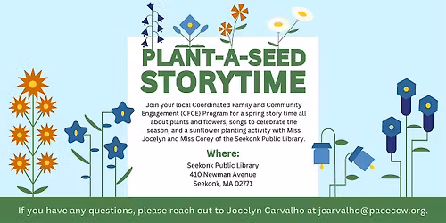 Plant-a-Seed Storytime in Seekonk - June, 2026