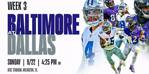 RAVENS VS COWBOYS WATCH PARTY