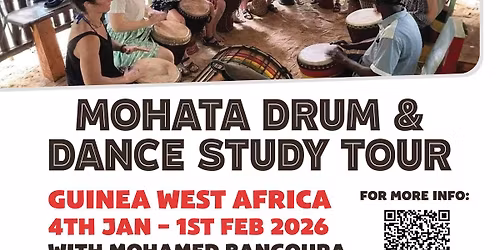 Drum & Dance Tour To Guinea, West Africa - January 2026