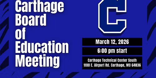 Carthage Board of Education Meeting