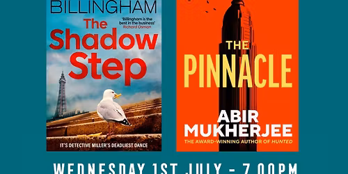 1st July \u2013 Mark Billingham & Abir Mukherjee