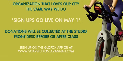 Donation Based Cycle Classes at Soar Studios