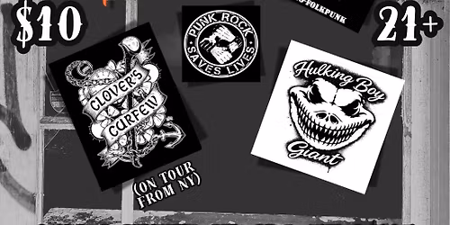 Clover's Curfew, Captain Daniels & The Sunnybrook Sailors, Hulking Boy Giant, & Pepper Rose