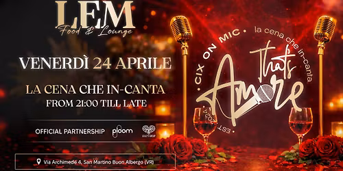 That's Amore - La cena che in-canta \ud83c\udfa4\u2728