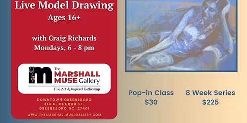 Live Model Drawing with Craig Richards