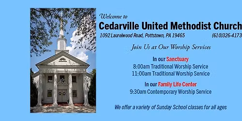 Contemporary Worship Service in the Family Life Center (FLC)
