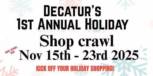 Decatur's 1st Annual Holiday Shop Crawl