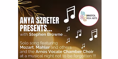 Anya Szreter Presents @ Bristol 1904 Arts June 2026