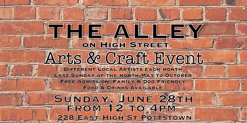 The Alley Arts & Craft June Event