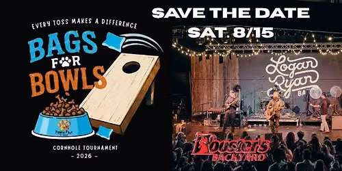 2nd Annual Bags For Bowls Cornhole Tournament and Benefit Concert Ft. The Logan Ryan Band