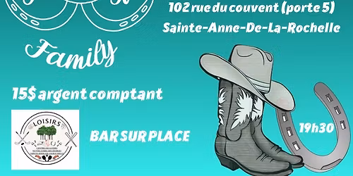 Soir\u00e9e Danse Country-Pop \u00e0 Sainte-Anne-De-La-Rochelle