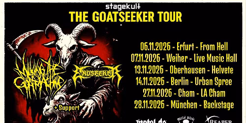 Milking The Goatmachine & Endseeker - The Goatseeker Tour 2026