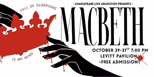 Shakespeare LIVE presents Macbeth