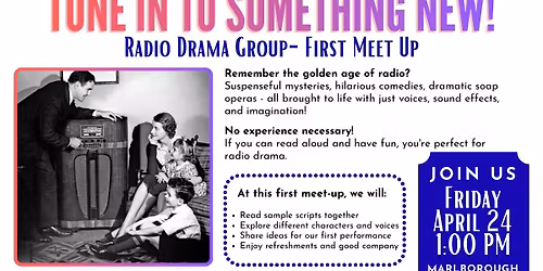 Radio Drama Group- 1st Meet Up
