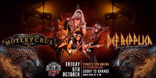 THE ULTIMATE 80s ROCK DOUBLE-HEADER!