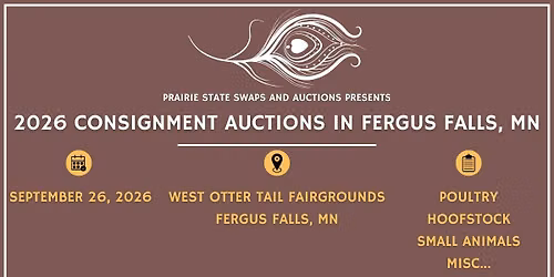 Fergus Falls Bird and Animal Auction