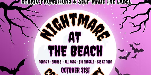 NIGHTMARE AT THE BEACH - COSTUME PARTY (10\/31)