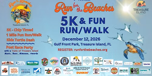 Run for the Beaches 5K & Fun Run\/Walk