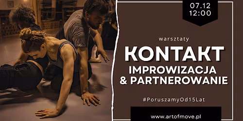 Kontakt improwizacja & Partnerowanie || Jagoda Wasilewska || warsztaty \/\/ 07.12 Art of Move