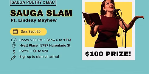 Sauga Slam  ft. Lindsay Mayhew