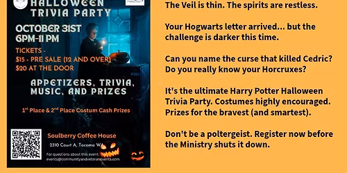 Harry Potter Halloween Trivia Party